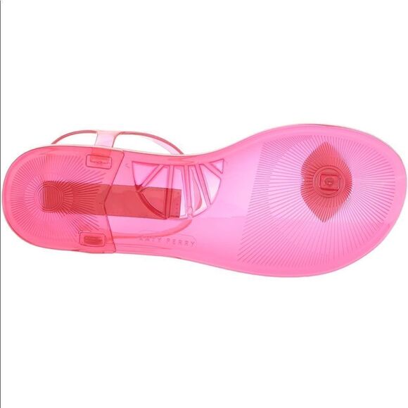 NIB 👄 KATY PERRY THE GELI JELLY LIPS SANDALS - Picture 8 of 8